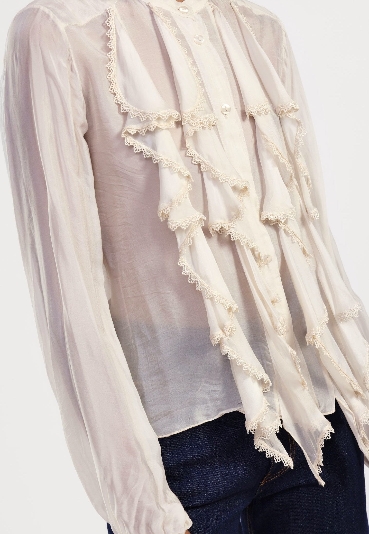 CHEMISE VOLANTS