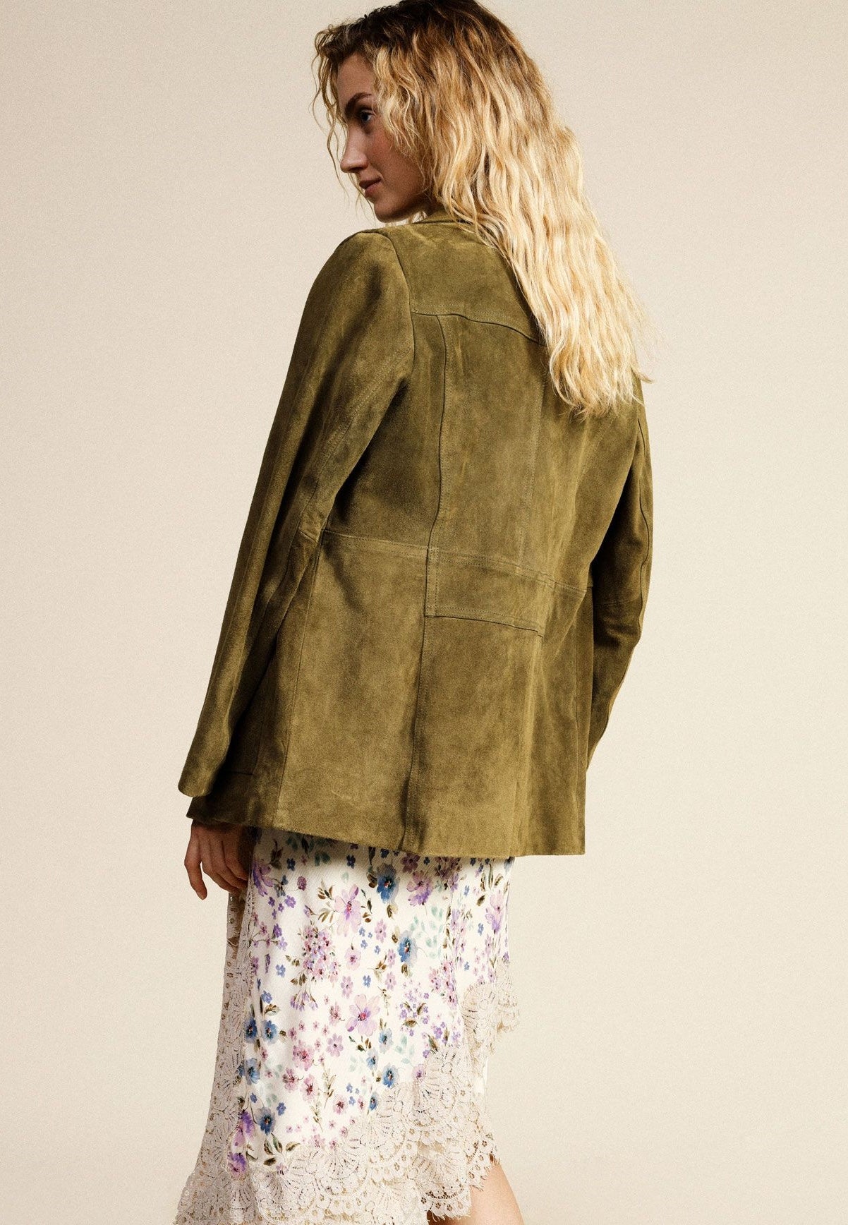 VESTE CHEMISE EN CUIR