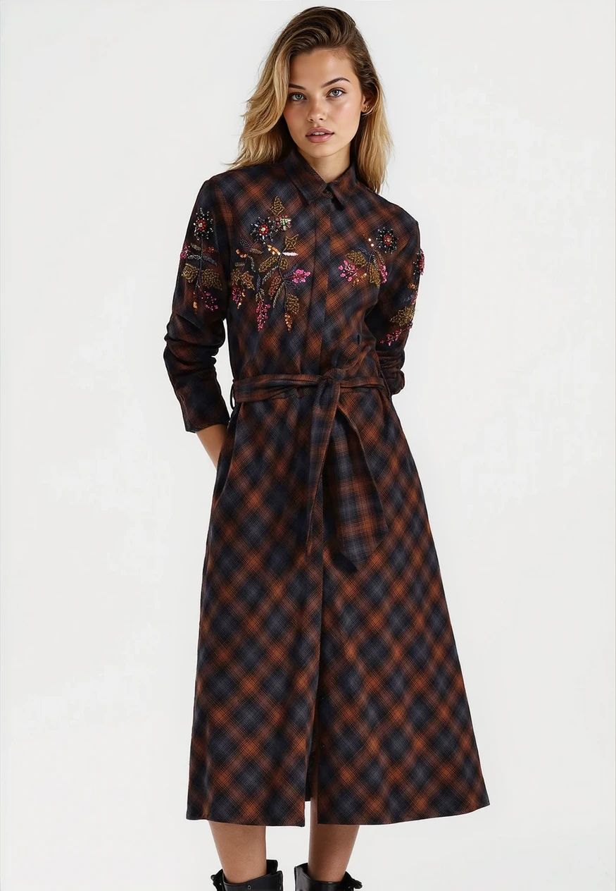 ROBE LONGUE ECOSSAIS