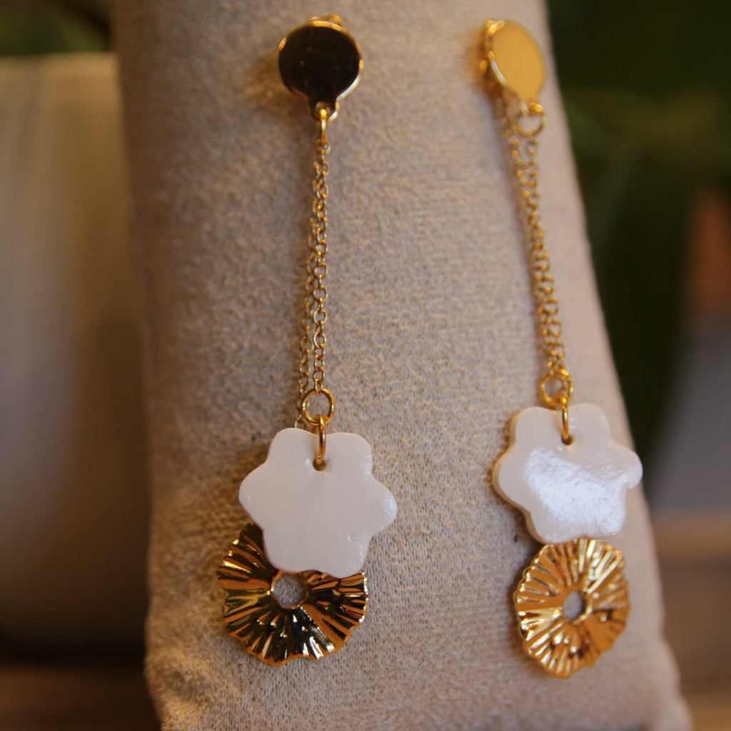 BOUCLES D'OREILLES FLORA