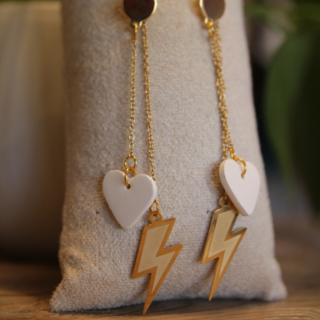 BOUCLES D'OREILLES AMOUR