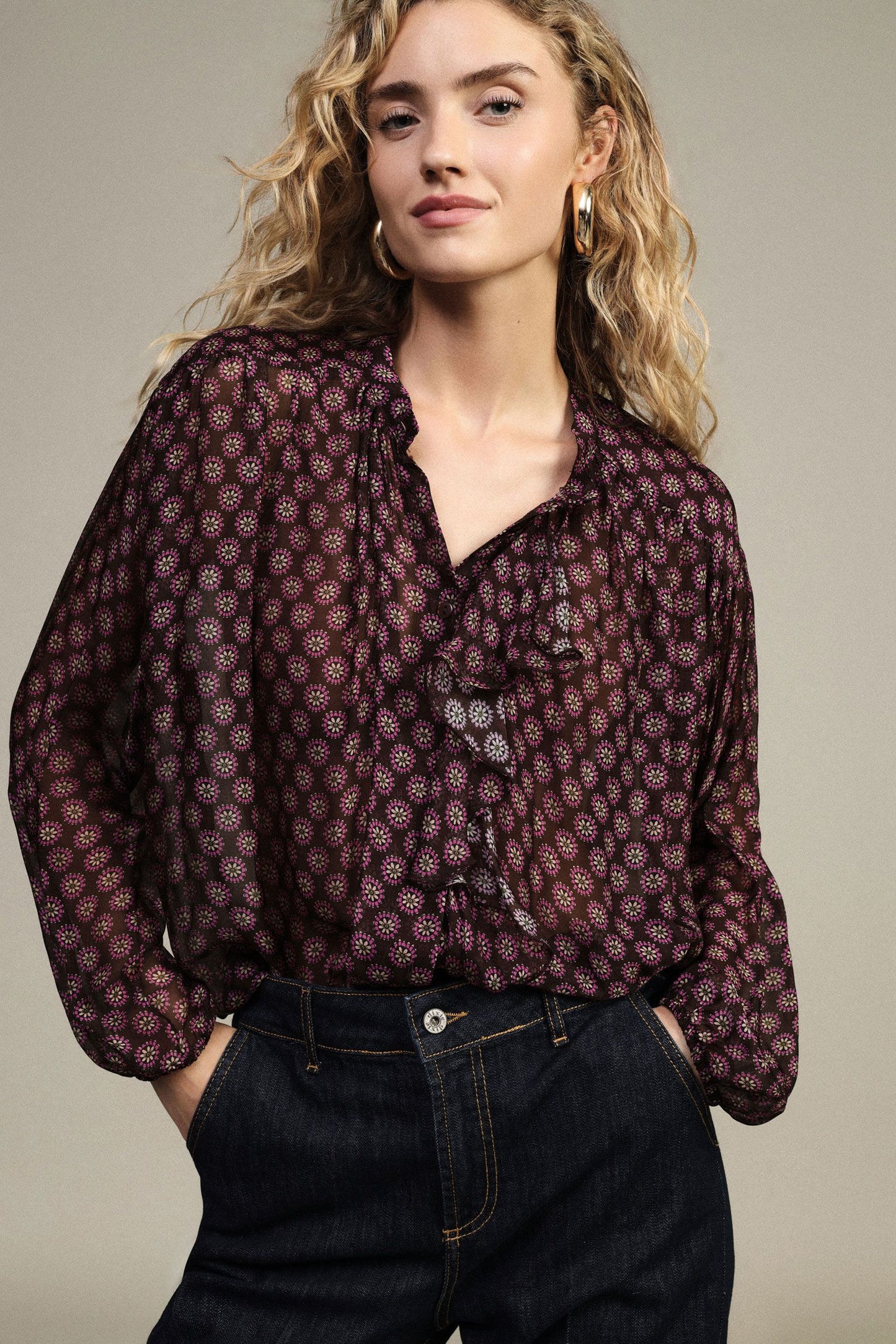 BLOUSE VOLANT