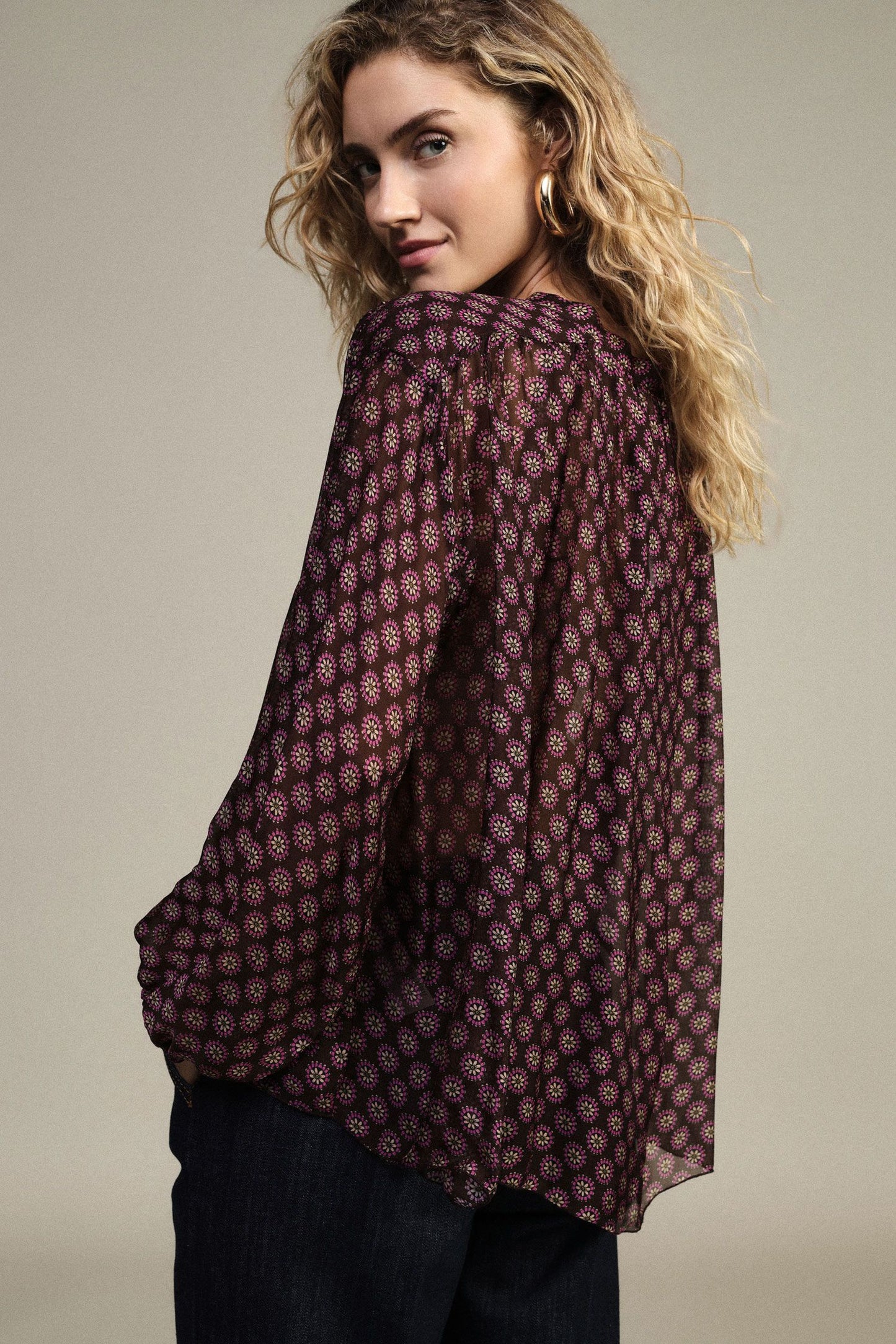 BLOUSE VOLANT