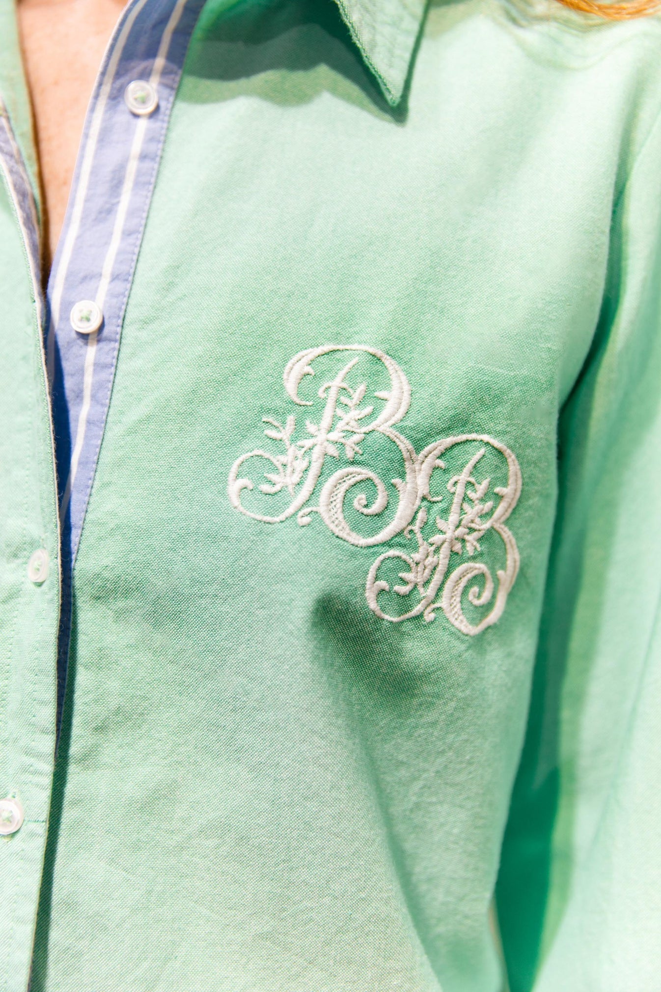 CHEMISE OXFORD MENTHOL