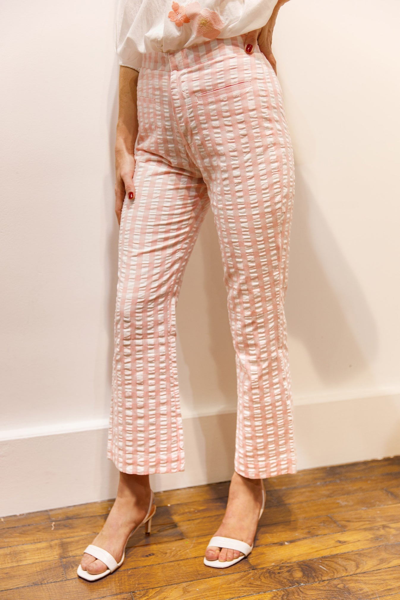 PANTALON CAPRI ROSE